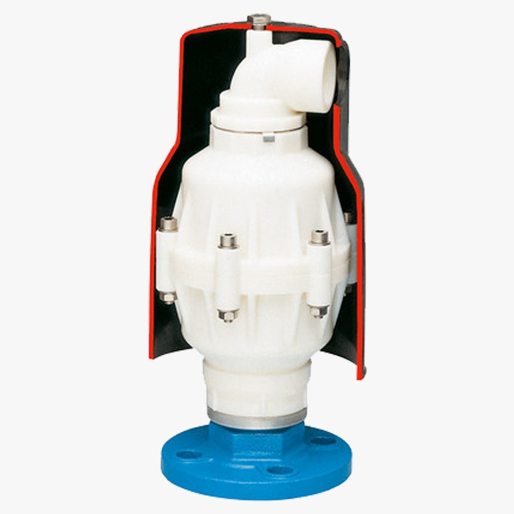 Air release valve with Flange