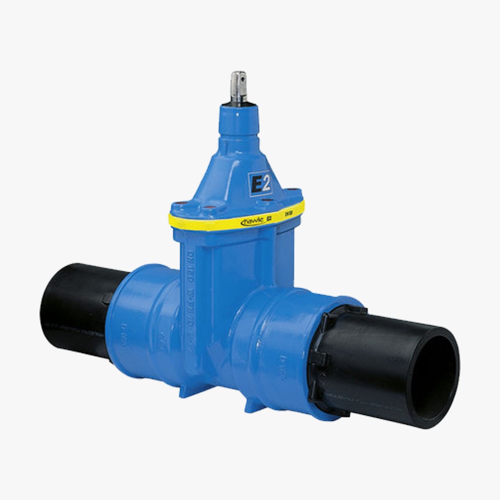 E2 valve for PE fusion, PN 10 (gas)