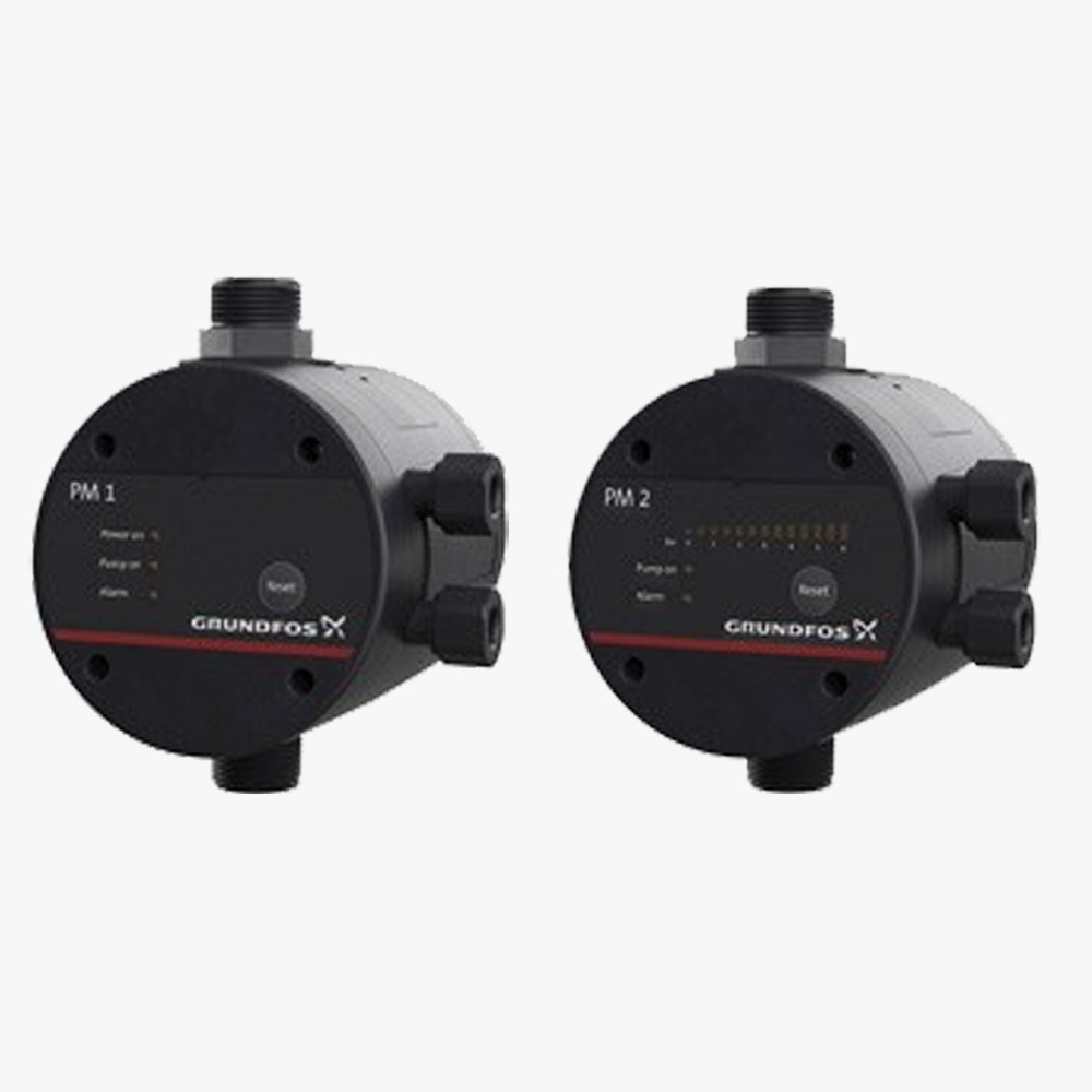 PM1, PM2 Pressure Managers for automatic start-stop of pumps PM1, PM2 Grundfos Indonesia