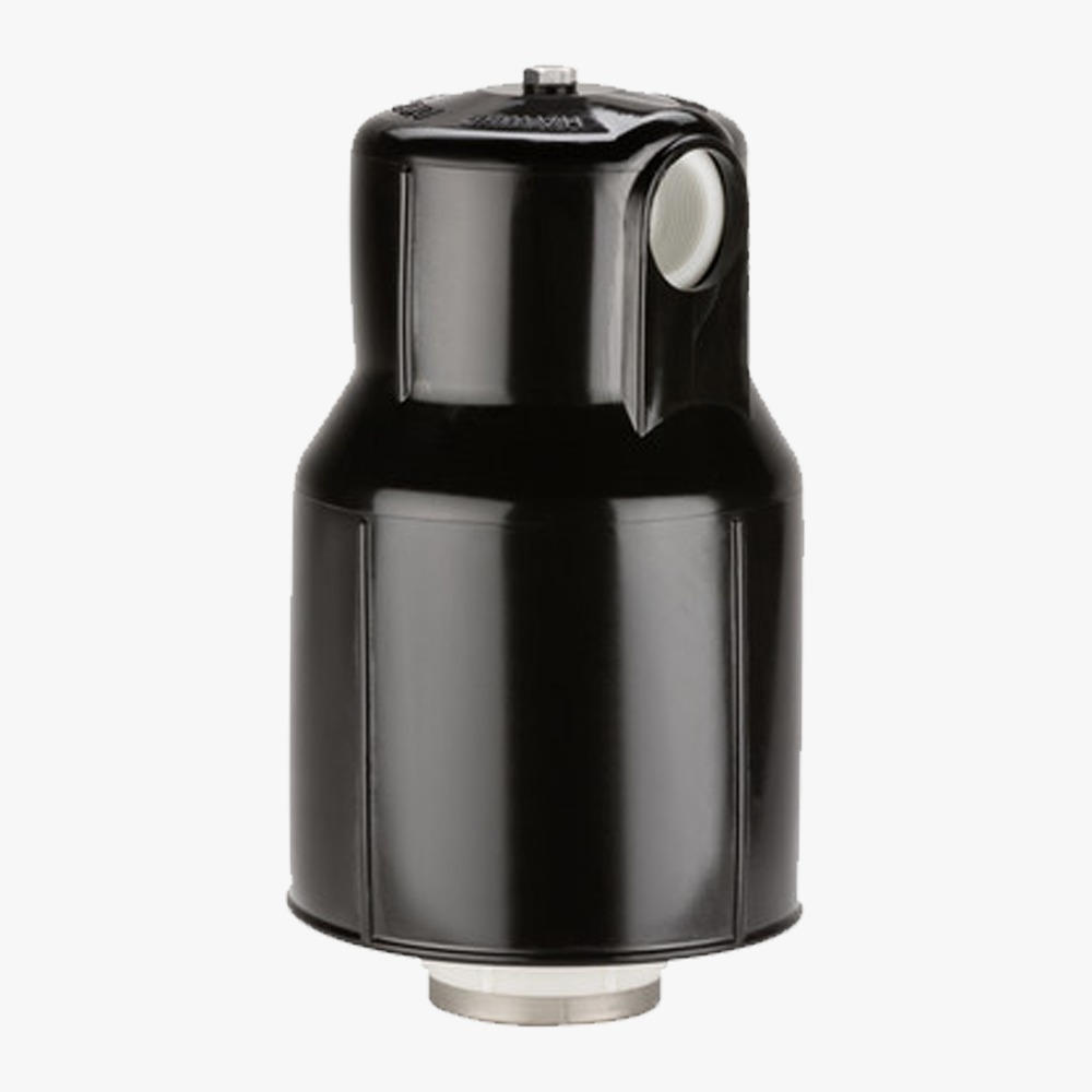 Air release valve with internal thread
