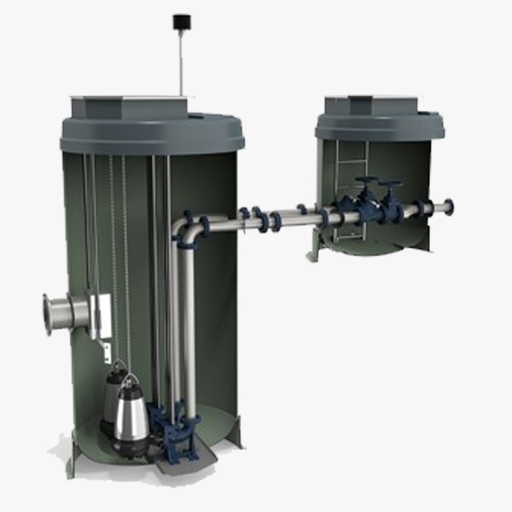 Wastewater pumping stations - prefabricated pumping stations Wastewater pumping stations Grundfos Indonesia