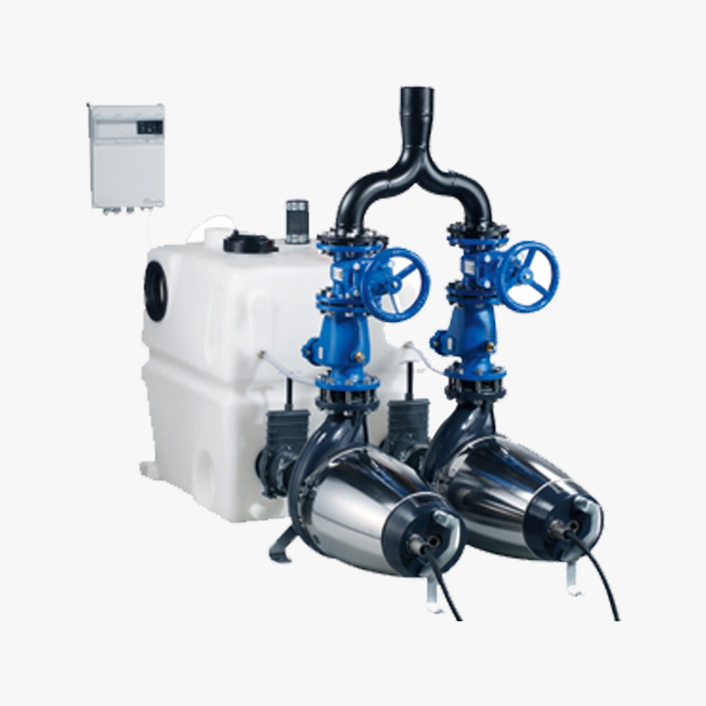 MULTILIFT lifting station with controller - family houses - large buildings MULTILIFT  Grundfos Indonesia