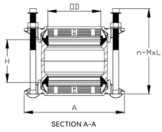 Restrained Coupling Adaptor Flanex dengan Restraining Ring untuk Pipa HDPE dan Baja
